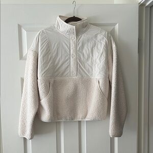 Aerie Cream Teddy Jacket